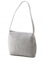 Tasche Shopper Lilibeth mit Innenfutter Farbe hell grau meliert - 100% Design Merino Filz